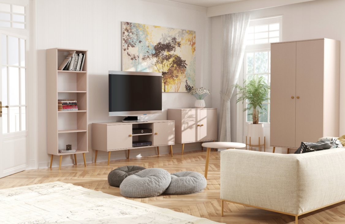 ROSE kolekcja beżowa aranżacja